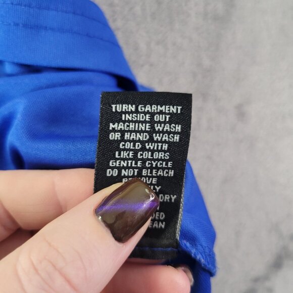 Zac&Rachel Woman Womens Camisole Top XL Blue VNeck Spaghetti Strap Layering Tank - Picture 8 of 9